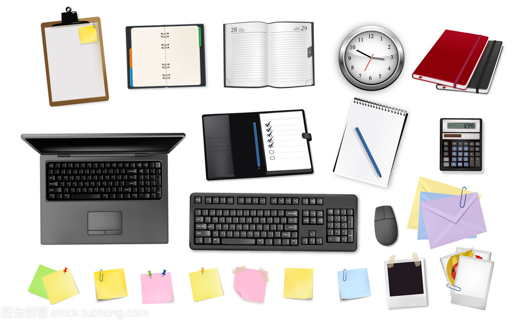 矢量數碼產品 商業與辦公用品的現代革新